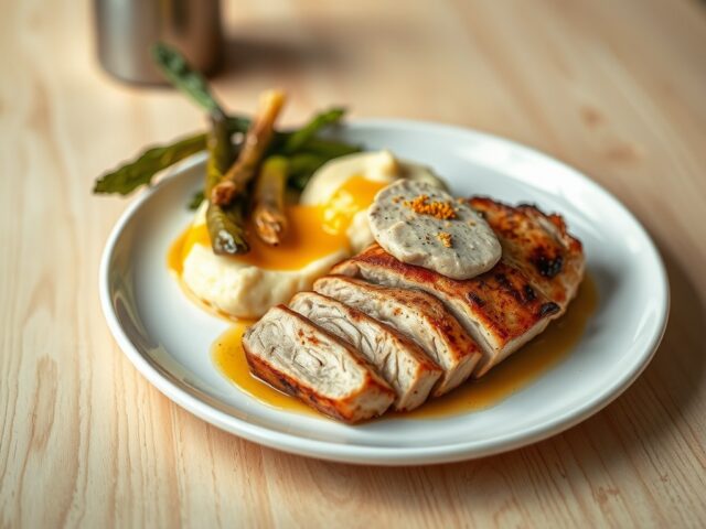 Parelhoenfilet met witlof