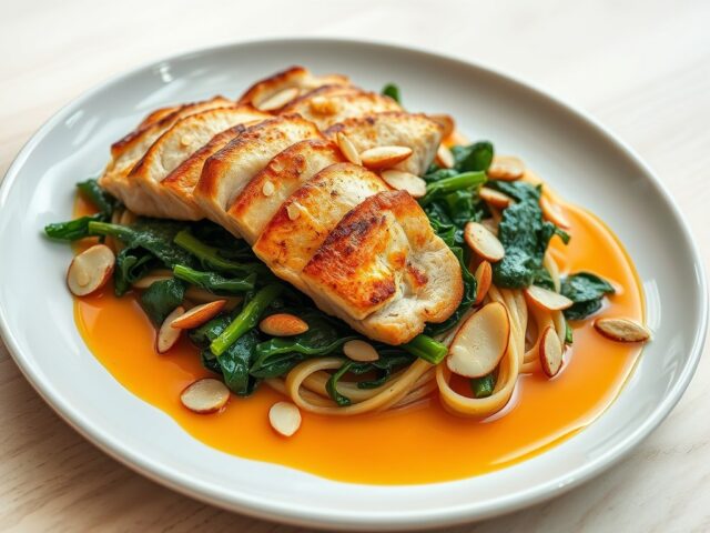 Parelhoenfilets met sauce exotique