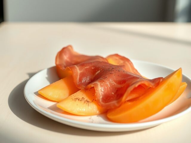 Parmaham met meloen