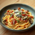 Pasta a la carbonara (zonder ei)