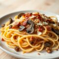 Pasta con funghi en truffel