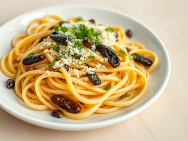 Pasta met ansjovis