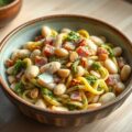 Pasta met bonen en pesto 2