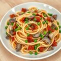 Pasta met champignons