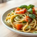 Pasta met een Avocado Saus