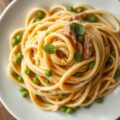 Pasta met een Saus van Mortadella