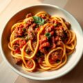 Pasta met gehakt