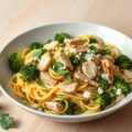 Pasta met kalkoen