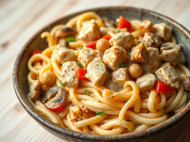 Pasta met Kip uit New Orleans