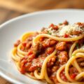 Pasta met Luxe Vlees-Tomatensaus