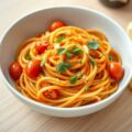 Pasta met Pittige Kreeftensaus