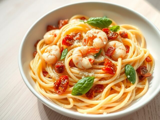 Pasta met scampi’s