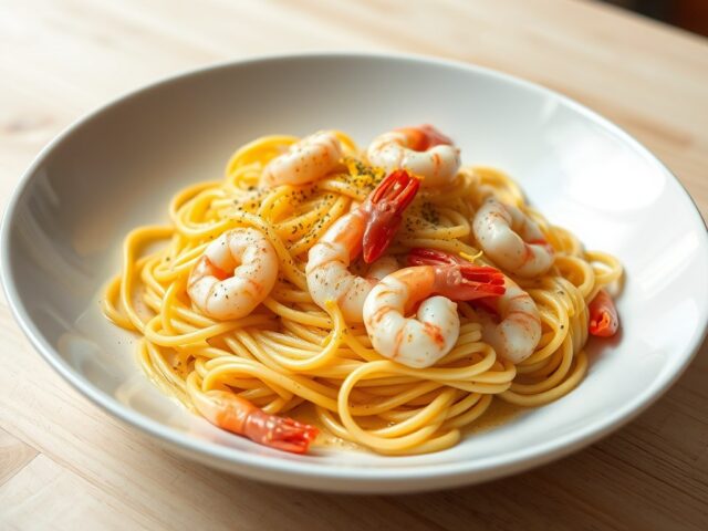 Pasta met Scampi