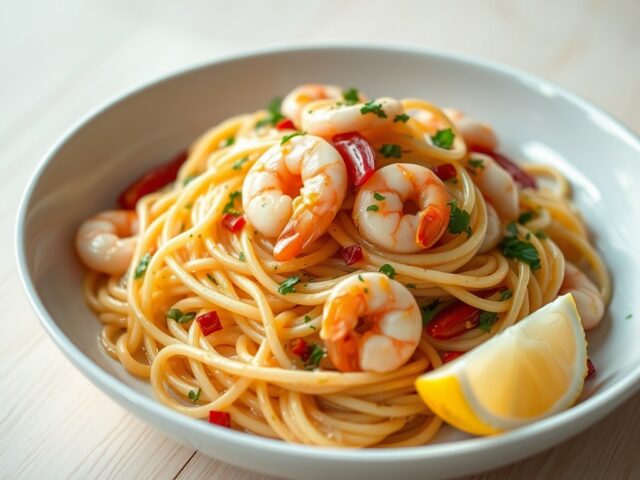 Pasta met Scampi