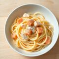 Pasta met verse zalm