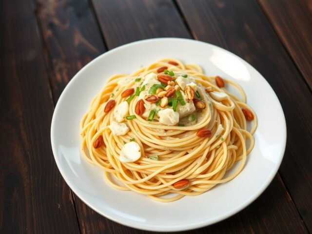 Pasta met vis