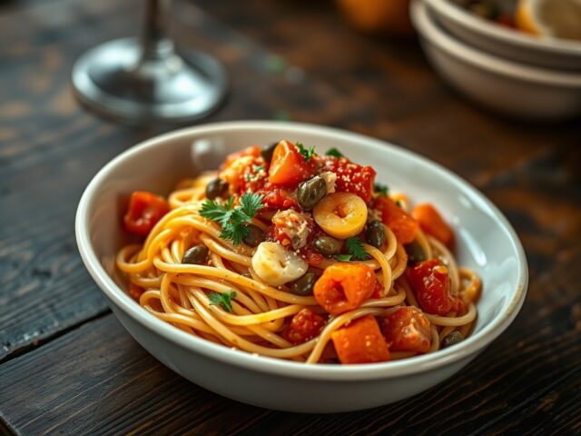 Pasta met visprutje