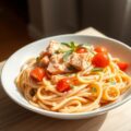 pasta met zalm