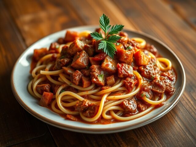 Pasta Sauzen II (met kip, eend, konijn,enz)