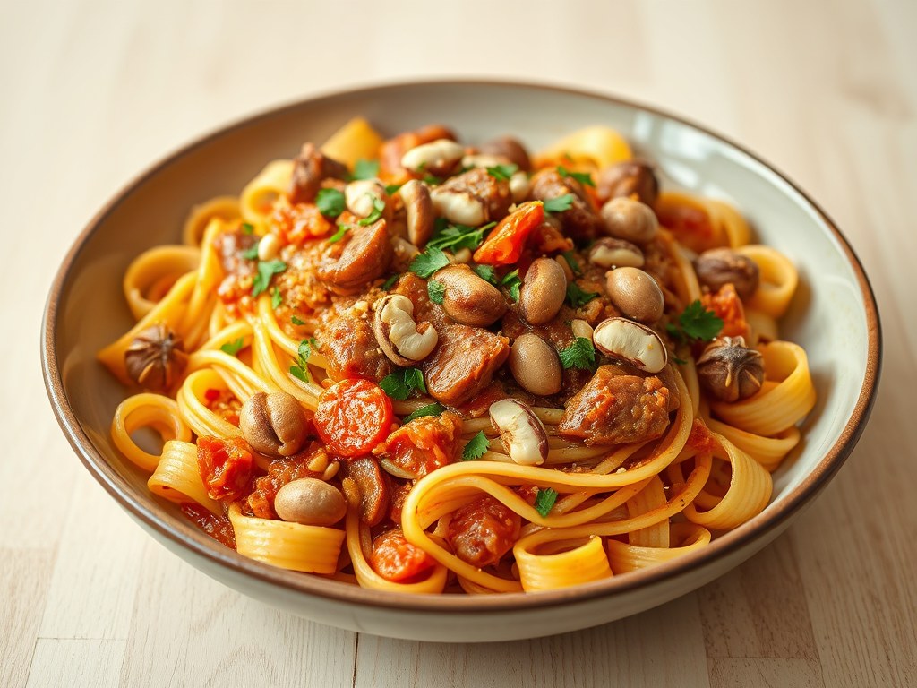 Pasta uit catalunya, AI-gegenereerde illustratie