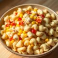 Pastasalade met honingkip