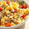 Pastasalade met kip