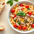 Pastasalade met tonijn & basilicum