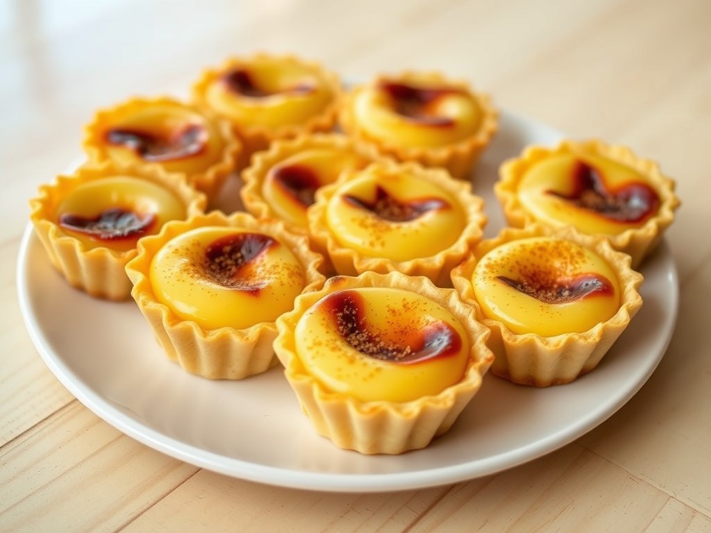 Pasteis de nata, AI-gegenereerde illustratie