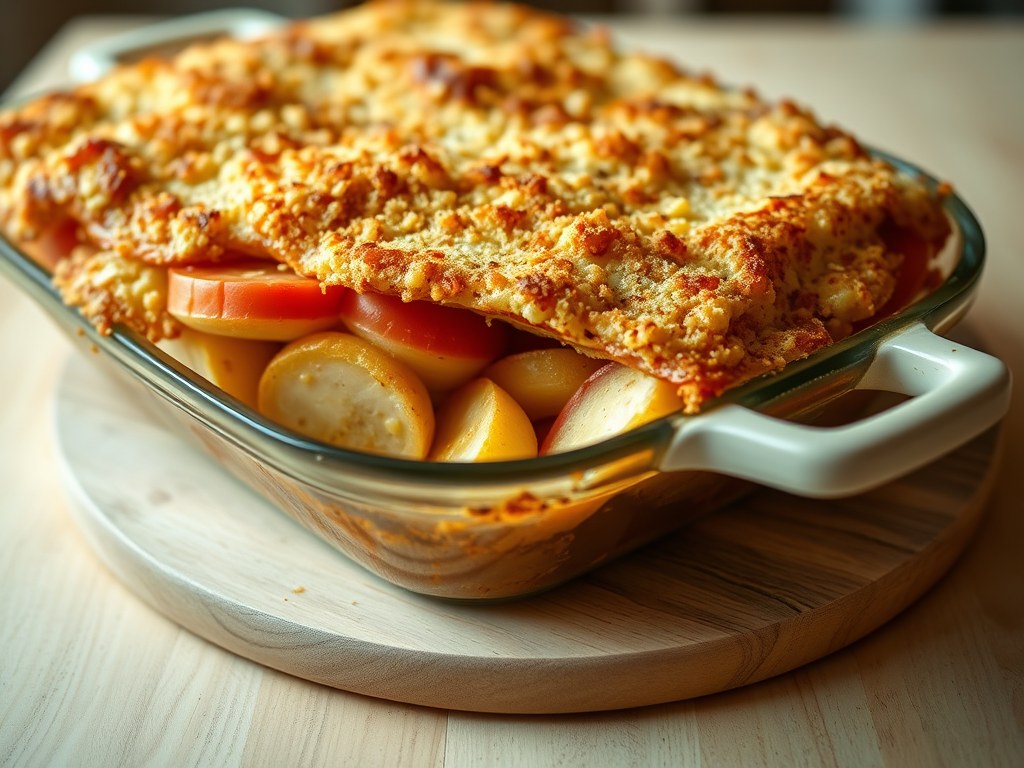 Pastinaak ovenschotel, AI-gegenereerde illustratie