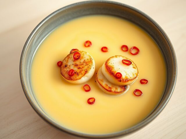 Pastinaaksoep met Coquilles