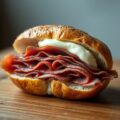 Pastrami deli bagel