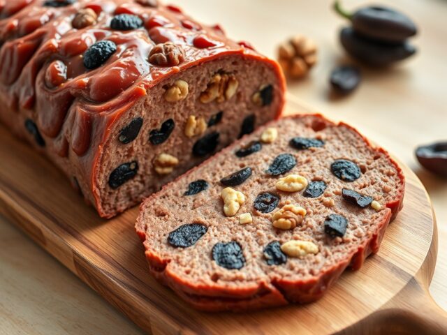 Paté met walnoten en pruimen