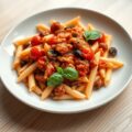 Penne met zoete tomatensaus