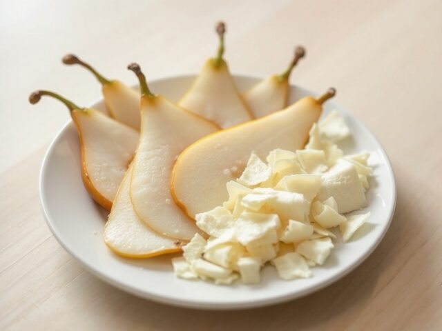 Peren met pecorine