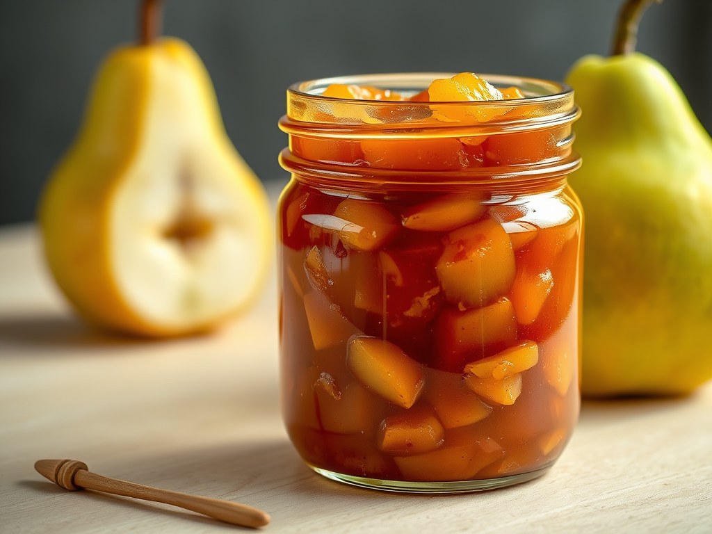 Perenchutney van Terroir d’Anvers, AI-gegenereerde illustratie