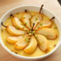 Perengratin met pistache noten