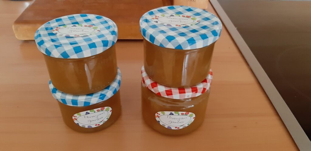 Perenjam met gember uit eigen keuken
