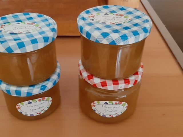 Perenjam met gember uit eigen keuken