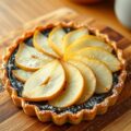 Perentaart met chocolade