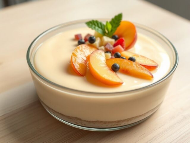 Perzikbavarois