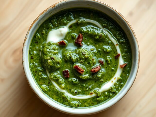 Pesto-Pastasaus