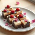 Petit fours van ontbijtkoek