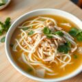 Pho Ga (Vietnamese Kippensoep met Rijstvermicelli)
