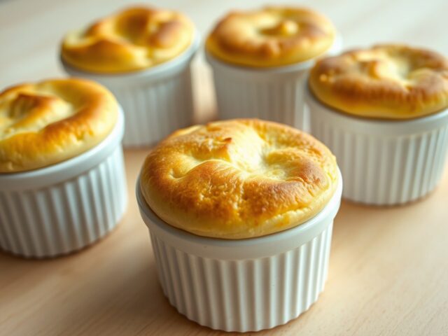 Piccoli soufflé al pesce (Kleine vissoufflés)