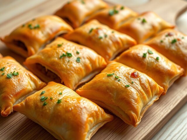 Pietenpakjes met saucijzengehakt