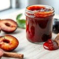 Pikant-zoete pruimenketchup