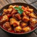 Pikante Antilliaanse kippenstoof, lekker!!!!!!!!!!