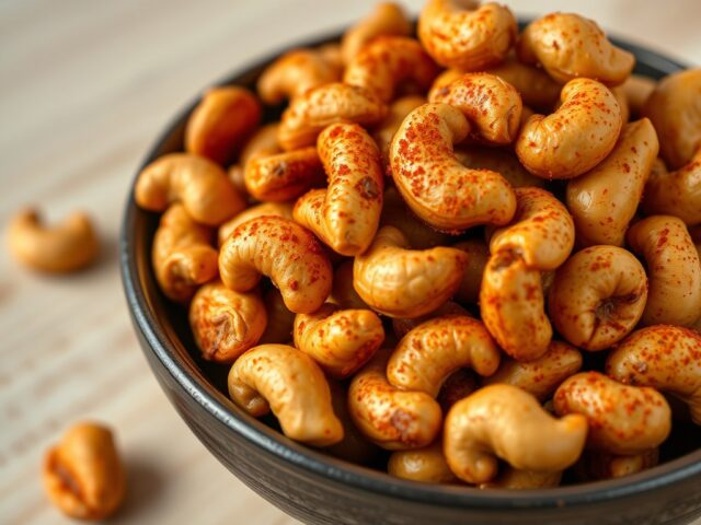 Pikante cashewnoten