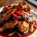 Pikante kip in soja-limoensaus (Ayam Tempra)