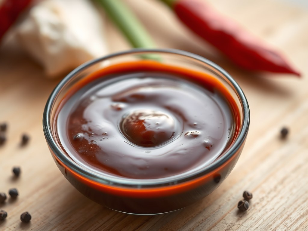 Pikante saus, AI-gegenereerde illustratie